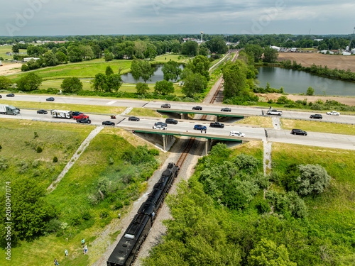 Union Pacific Railroad - Big Boy No. 4014 Steam Locomotive - Argos, Indiana