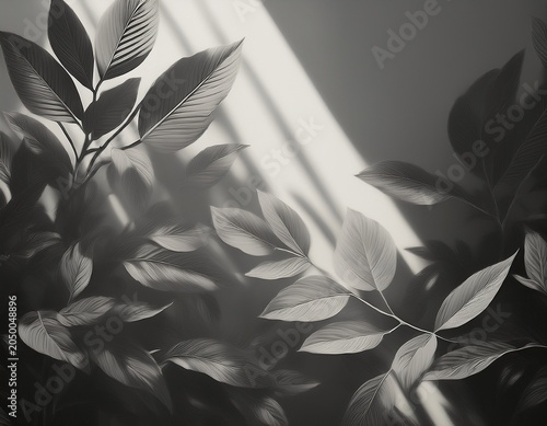 leaves shadow overlay
