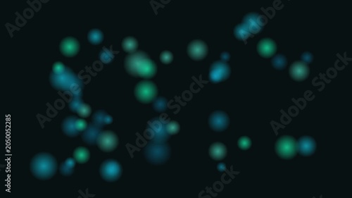 abstract blue background with bubbles