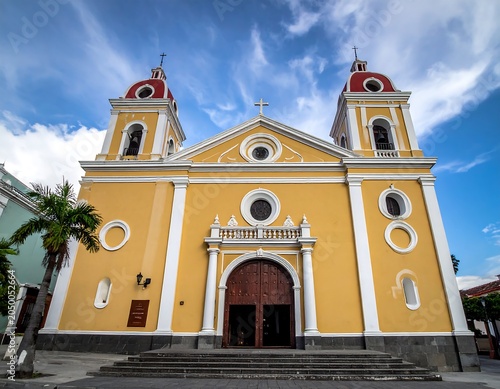 Granada Cathedral with Nicaragua.