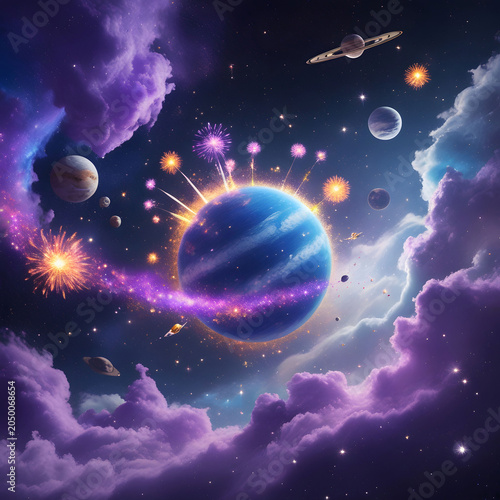 August in space a cosmic celebration