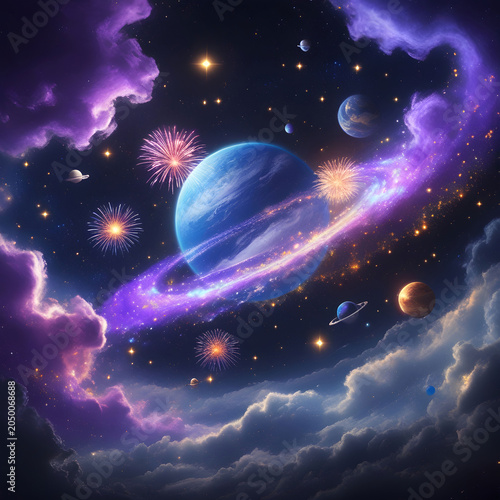 August in space a cosmic celebration