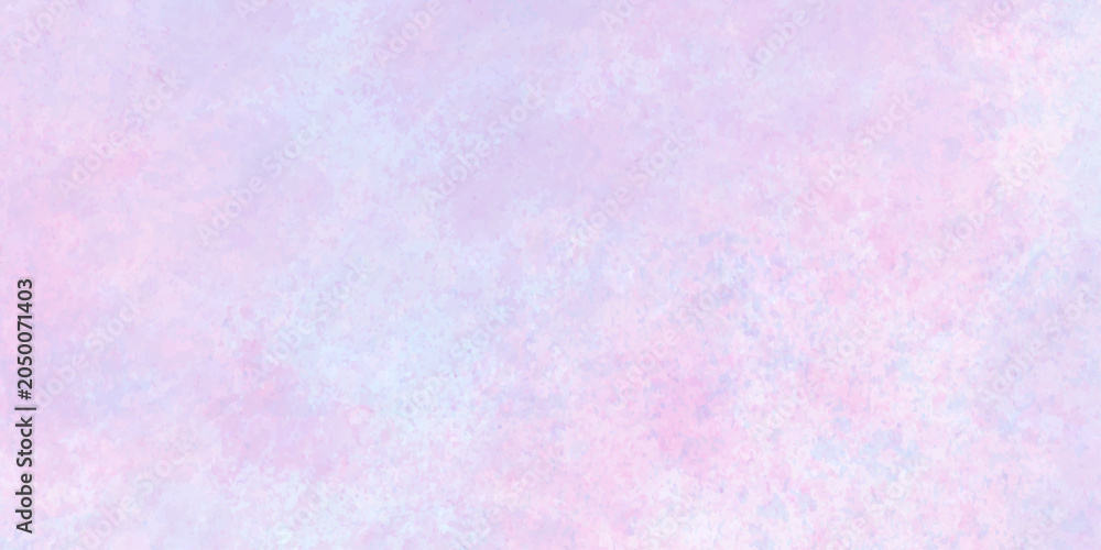 Fototapeta premium Colorful paper textured ink effect grungy wet pastel illustration for design. colorful abstract watercolor background. Smooth vibrant light pink, purple shades and blue watercolor paper textured.