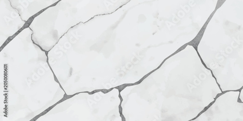 Classic White Carrara Marble Texture with Grey Veins Background.
