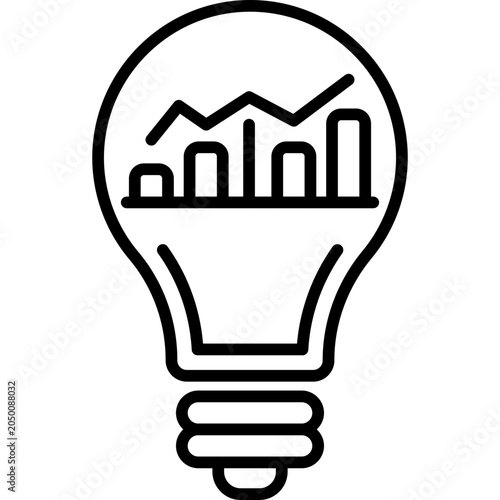 Business Intelligence Line Icon