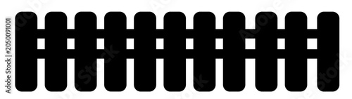 Contemporary Geometric Divider PNG, Decorative Horizontal Border Frame, Modern Black Ornament Clipart