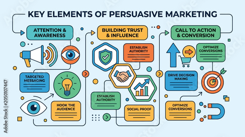 Canvastavla Marketing Strategy Infographic Elements Design.