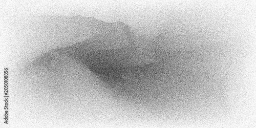 Konstfotografi Abstract grayscale image with a soft, diffused texture transitioning from light to dark, featuring subtle shadowy forms and a grainy overlay for a moody