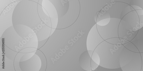 Obraz na plátně Modern graphic design element circles style concept for banner