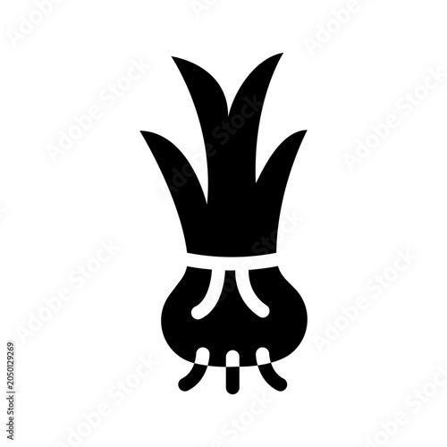  chives solid icon illustration vector graphic.eps