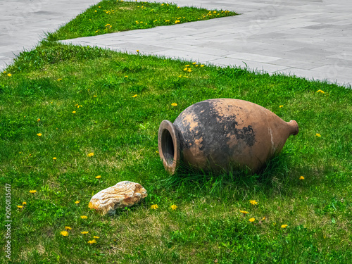 Kvevri are traditional Georgian clay jugs used for making and storing wine.