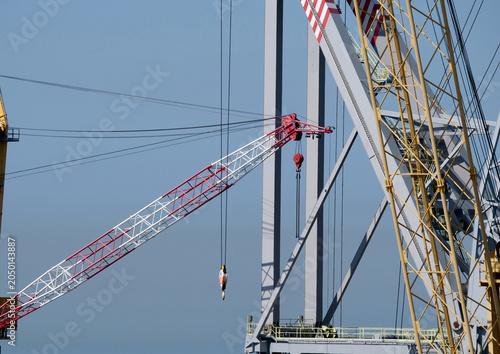 Canvastavla Port cranes in the shipyard area