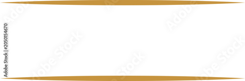 Gold thin horizontal line. Elegant metallic divider element. Minimal luxury design accent for branding, invitations and web layouts Thin gold horizontal divider. Simple metallic line element.