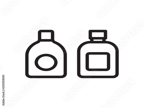 Minimalist Product Comparison Icon Line Art Vector Illustration Outline