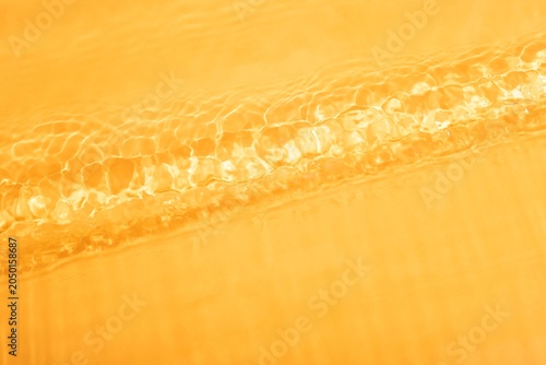Obraz na plátně Golden Water Ripple Texture Background Abstract Surface