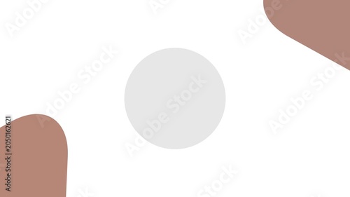 4K Abstract Motion Graphics Background with Minimal Geometric Shapes Animation