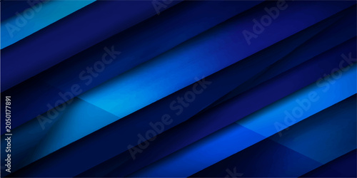 Quadro su tela An abstract blue background featuring modern gradient lines and a light texture