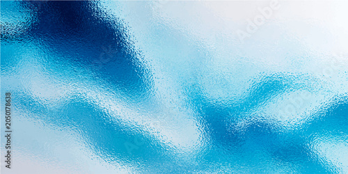 Obraz na płótnie Abstract blue and white textured background with soft fluid waves, evoking a sen