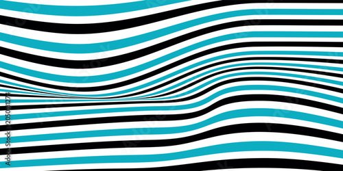 Tableau sur toile Bicolor Diagonal stripe pattern