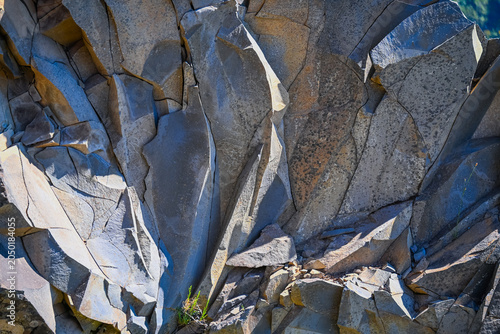 Принти на полотні Volcanic Basalt Rock Formation Texture On Madeira Island