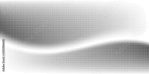Foto grunge Halftone white and black dots pattern and black gradient grunge texture background