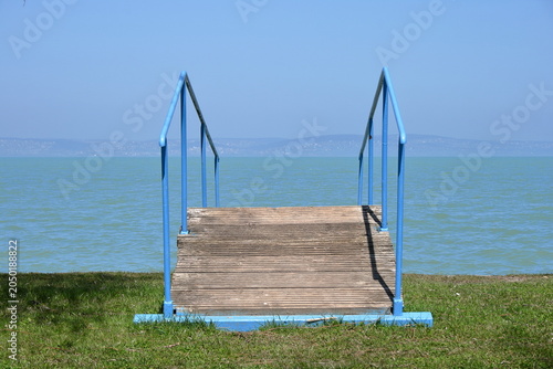 Stairs.
