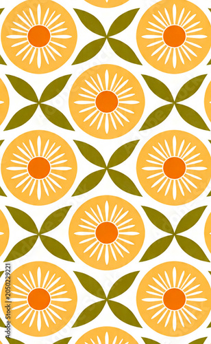 orange seamless pattern