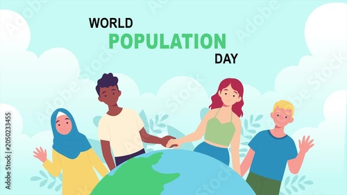 World Population Day Animation