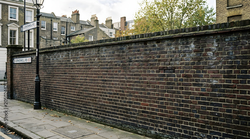 London Street Brick Wall, Brick Texture