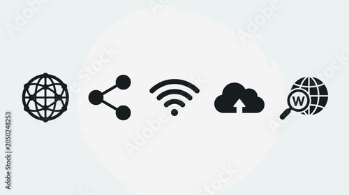 Set of Technology and Internet Icons