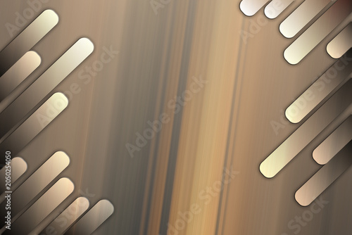 Abstract background with diagonal rounded bars in dark brown tones