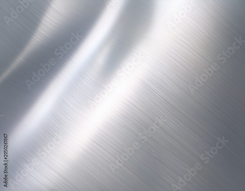 white polished metal texture holographic effect light glossy surface empty background