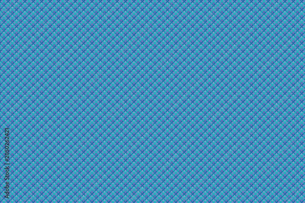 Fototapeta premium Blue quilted leather texture background, luxury diamond pattern upholstery, elegant seamless fabric surface for interior design and fashion