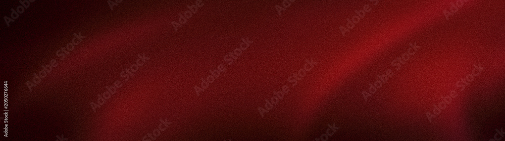 Fototapeta premium Abstract wide grainy gradient background with dark red burgundy and black tones