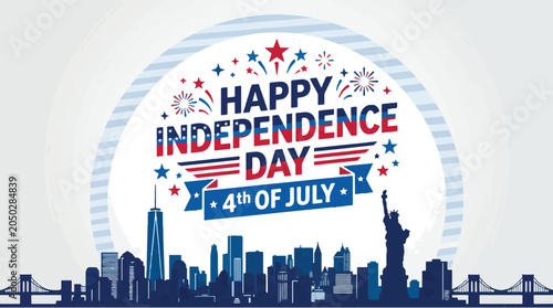 Happy independence day 4th of july celebration