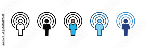Foto Host  Icon Set Multiple Style Collection