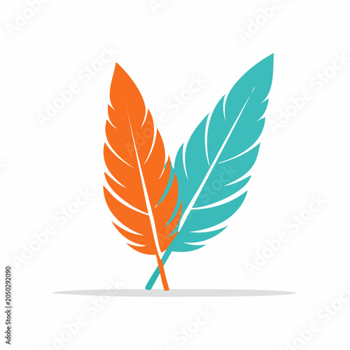 Two Feathers Icon