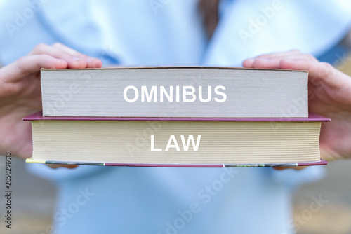 Fotografie Concept of omnibus law