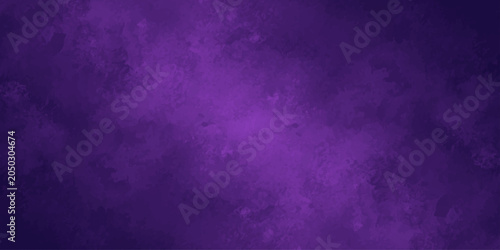 Bilde på lerret Purple watercolor texture background with mottled and blended shades creating a