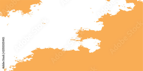 Photos Abstract orange and white blotches a textured vector illustration with irregular