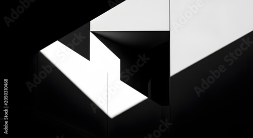 Abstract Minimalist Arrow Direction Symbol on Transparent Background