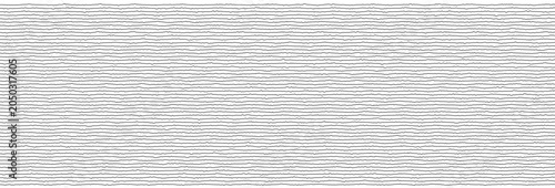 Minimalist black and white abstract background with dense parallel horizontal wavy hand-drawn lines creating subtle organic ripple texture pattern