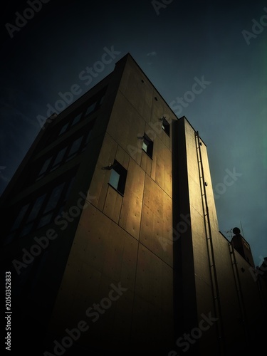 house in the night