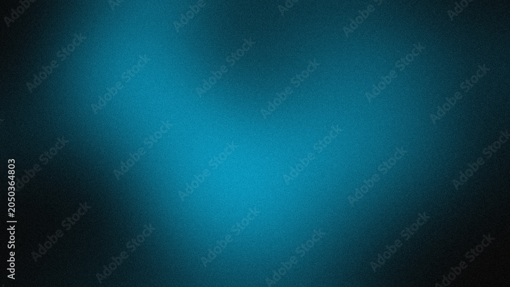 Obraz premium Deep teal gradient fades from bright to dark. Soft focus creates a calming, mysterious atmosphere. Ideal for minimalist digital designs or mood boards
