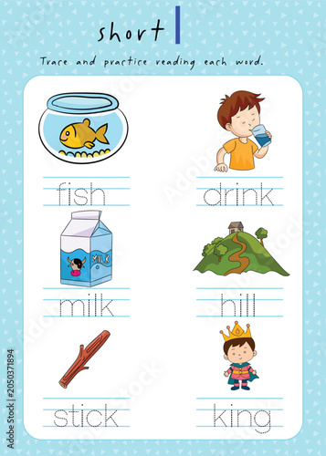 long and short vowel sounds worksheets