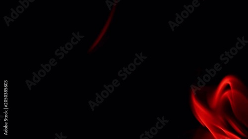 Red cloud smoke fire sparks rising up video  background effect suitable for dramatic scenes, magical effects, or energetic backgrounds  fog floating on black background loop able 4k alpha channel