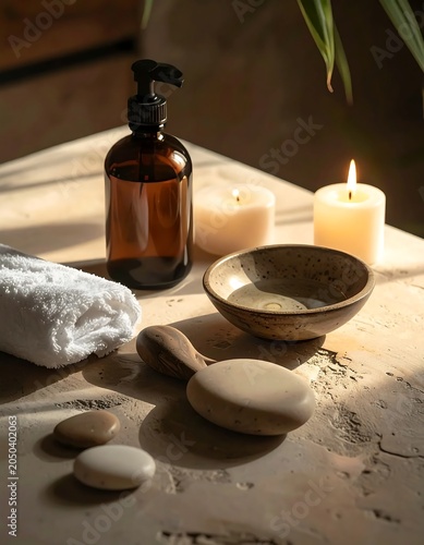 Traditional turmeric tea preparation ritual setup.