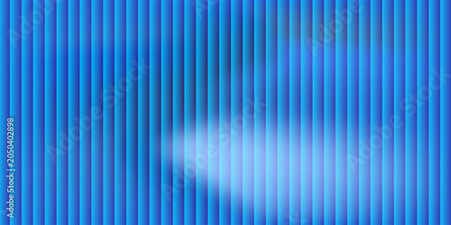 Принти на полотні Blue gradient with vertical white highlights on a dark background