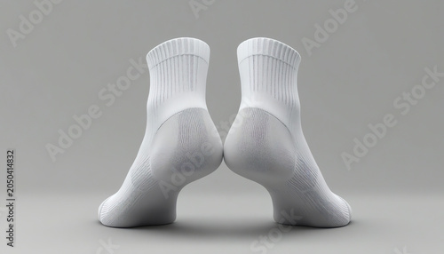 Socks front and back view. 