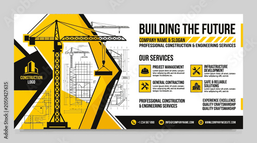 Fotografie Construction Crane Metal Structure Equipment.